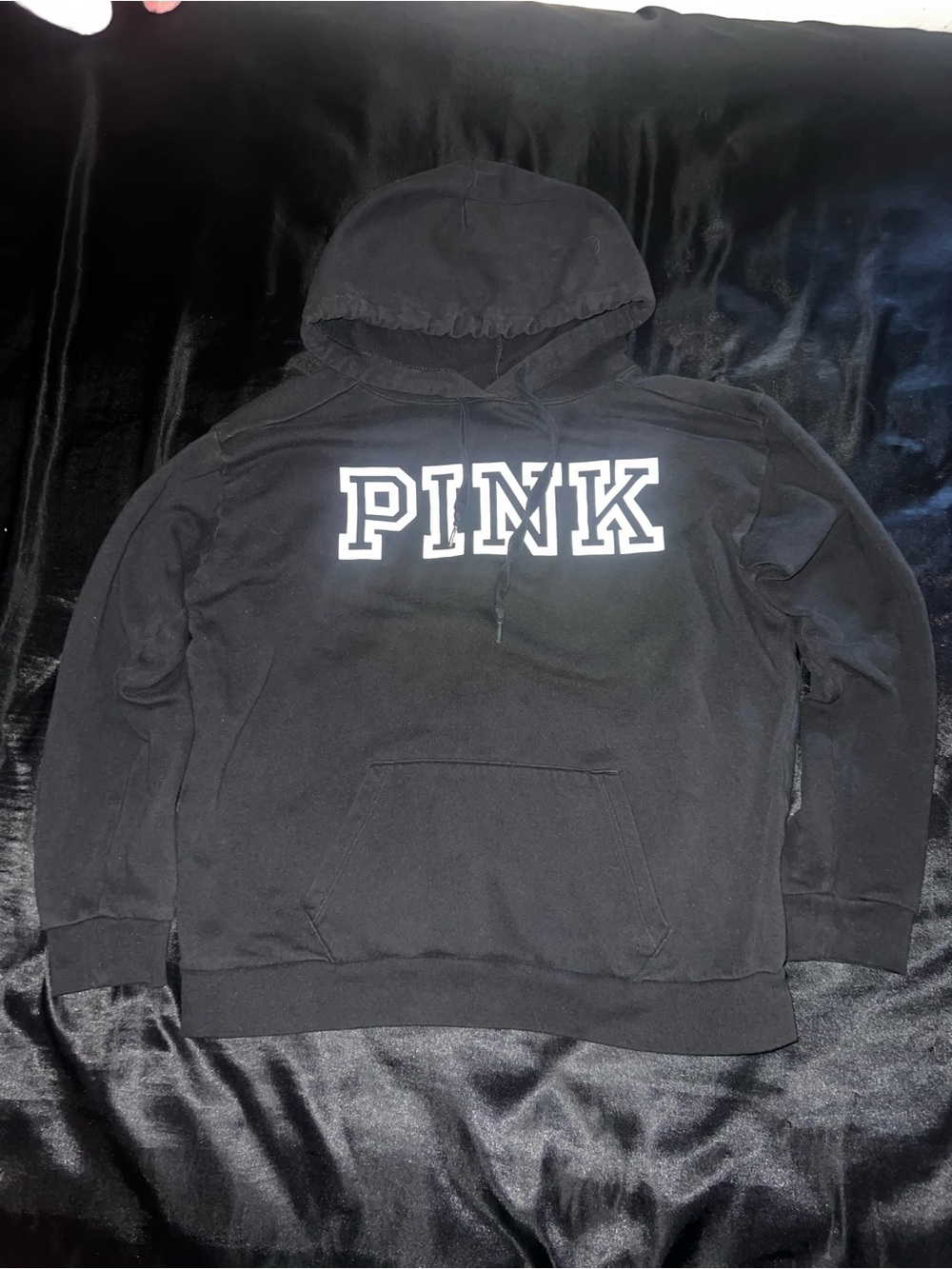 PINK Victoria's Secret Black Pullover Hoodie
